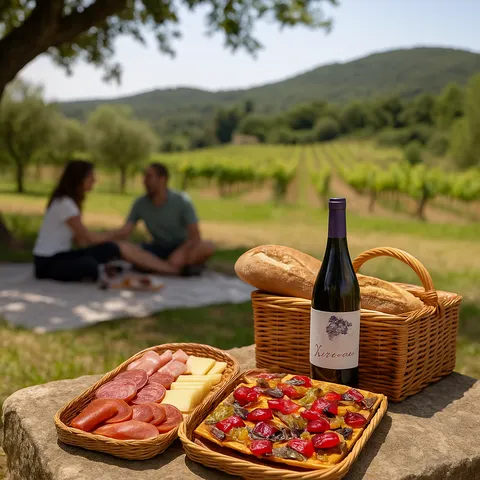 Picnic entre viñas y cata de vinos