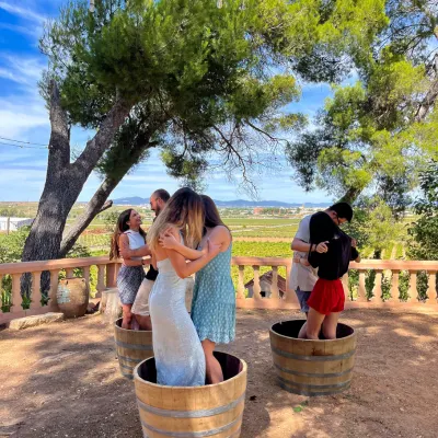 Grape Stomping: Wine, vines, and plenty of “tiki-taka” with your feet