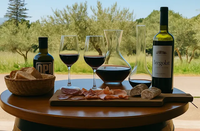Wine Tasting with a View at Mas D’en Roy