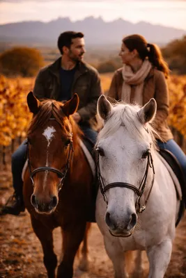 Penedés on Horseback: Vineyards, Winery & Wine!